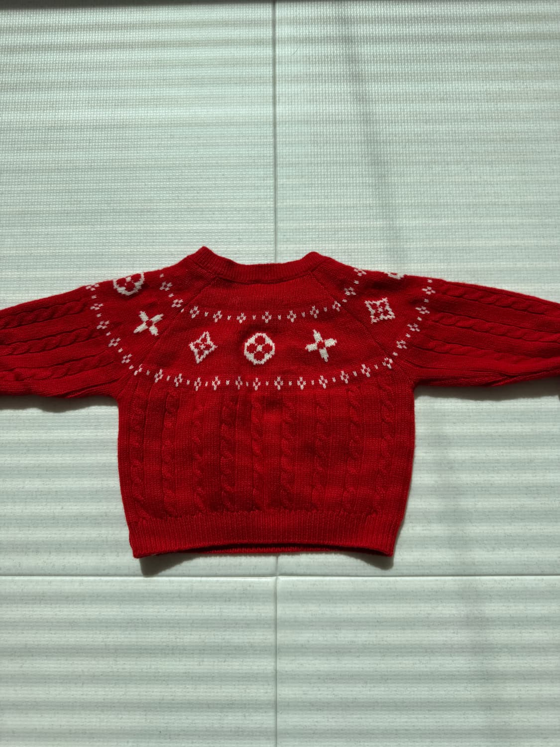 루이비통 아기용 캐시미어 셋업 6m 상품이미지2