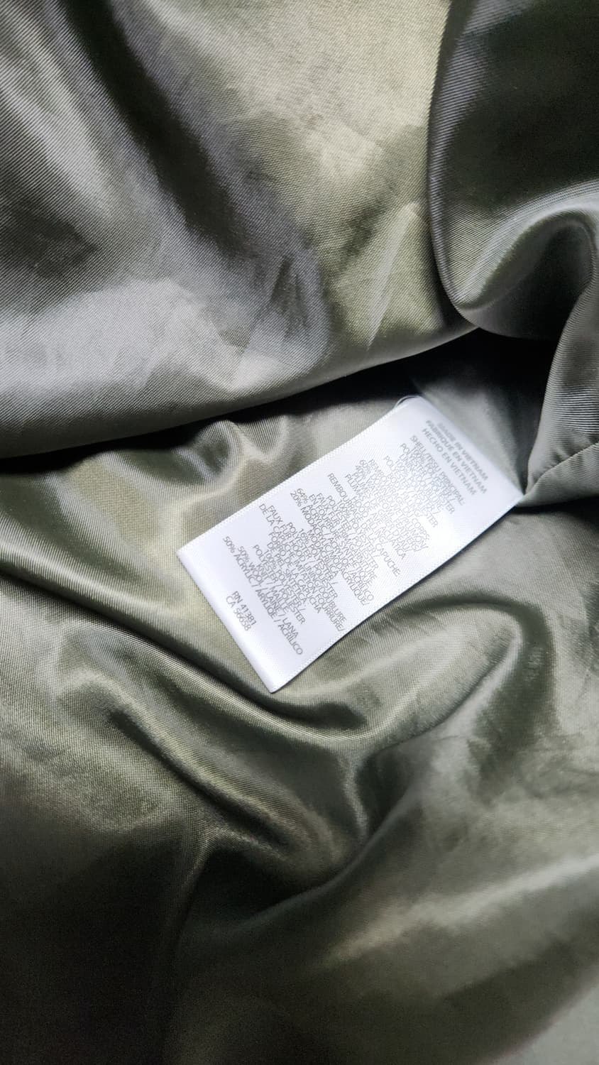 랄프로렌 여성 올리브 그린 패딩 코트 66~77 천연여우퍼 상품이미지6