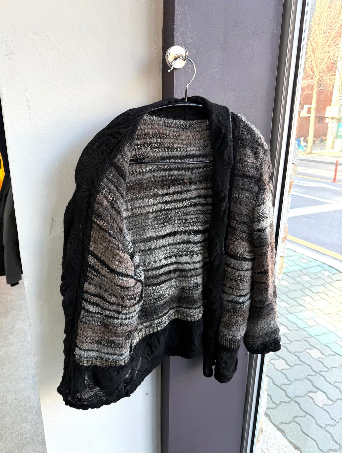 .3/ 이세이미야케 08AW Heart 브러시드 니트 가디건 상품이미지6