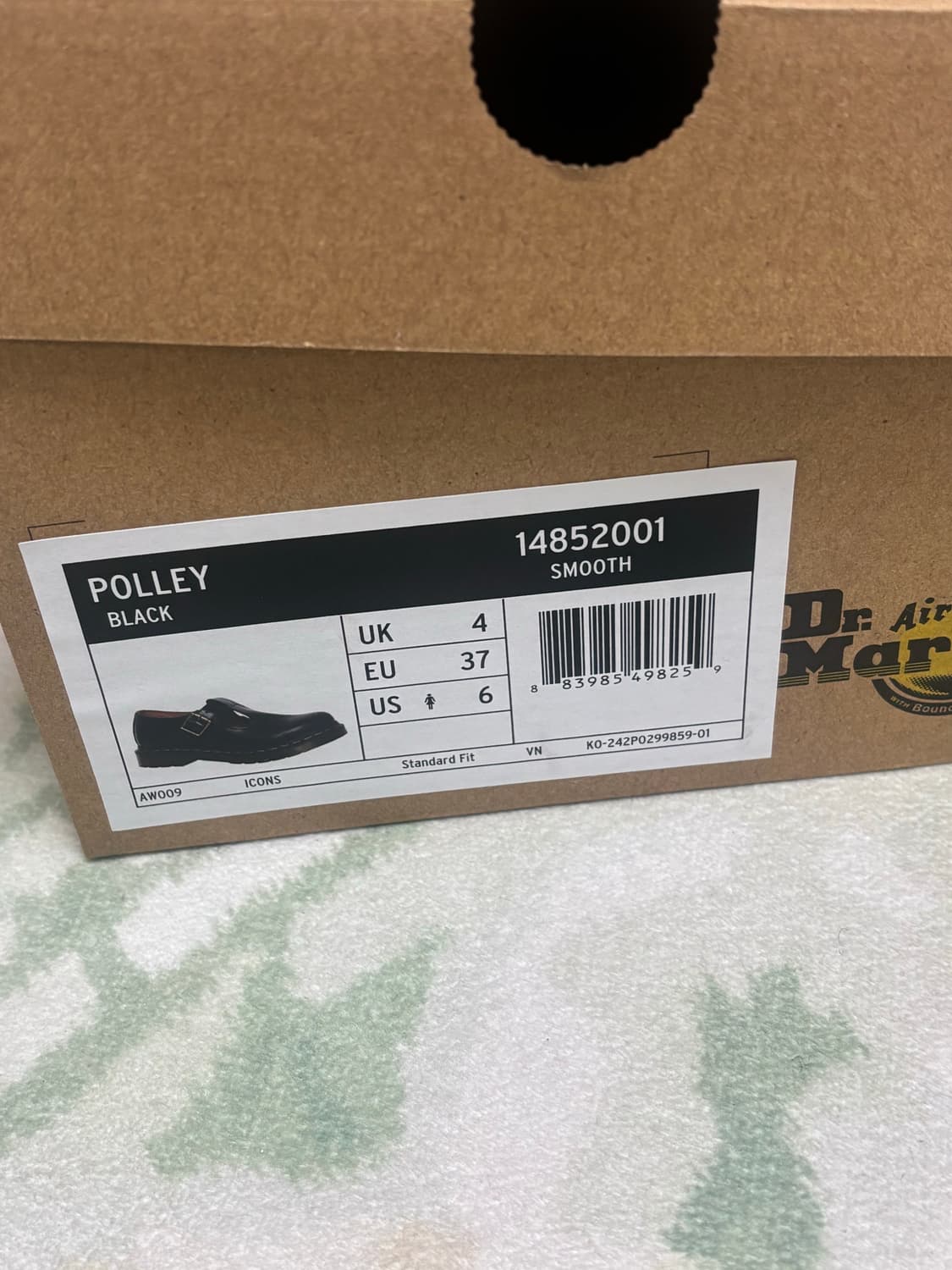 닥터마틴 폴리 스무스 블랙 230 상품이미지6