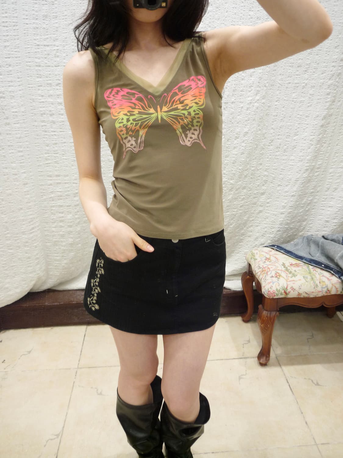 Butterfly sleeveless 상품이미지2