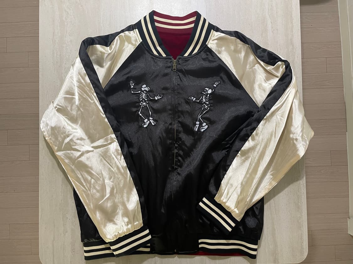 DANCE OF NICEGHOST SOUVENIR JACKET_BLACK 상품이미지1