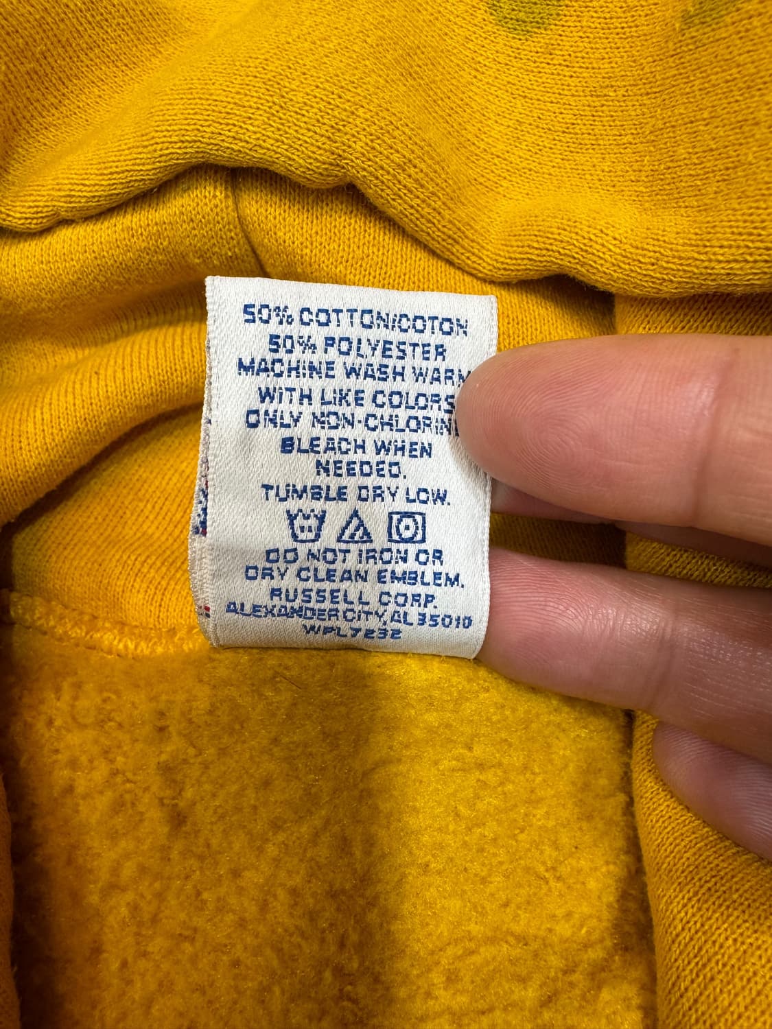 90s 러셀 빈티지 스웻 후드티 (M)   상품이미지7