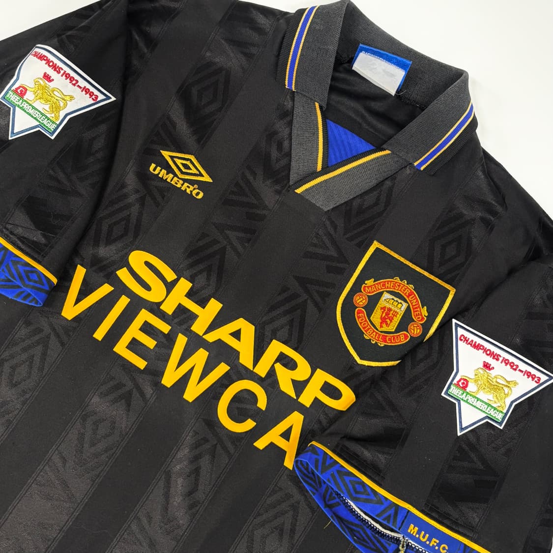 엄브로 93 95 맨유 맨체스터 유나이티드 어웨이 칸토나 유니폼 상품이미지3