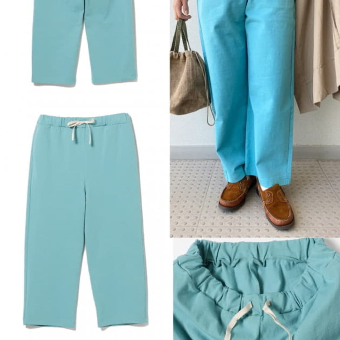 (여성OS)Beams boy 빔즈보이 솔리드 저지 이지팬츠 상품이미지9