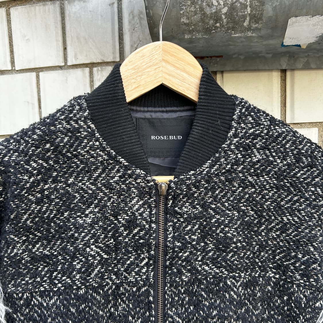 ROSEBUD 퍼 도킹 봄버자켓 상품이미지5
