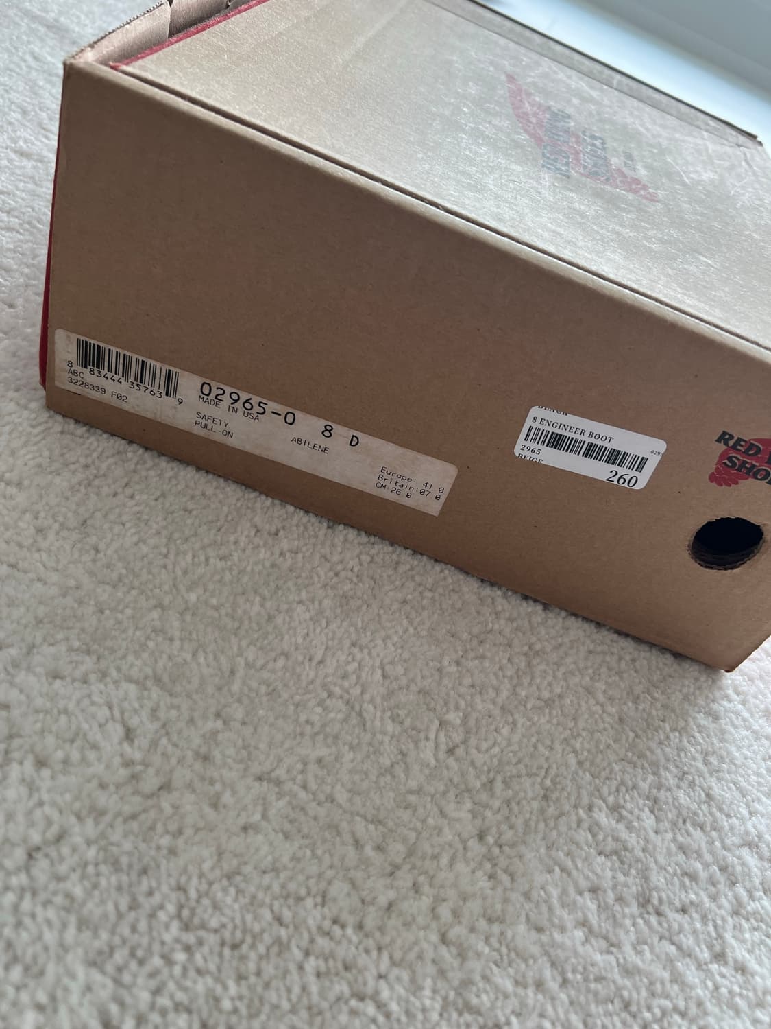 레드윙 2965 엔지니어부츠 8D 상품이미지4