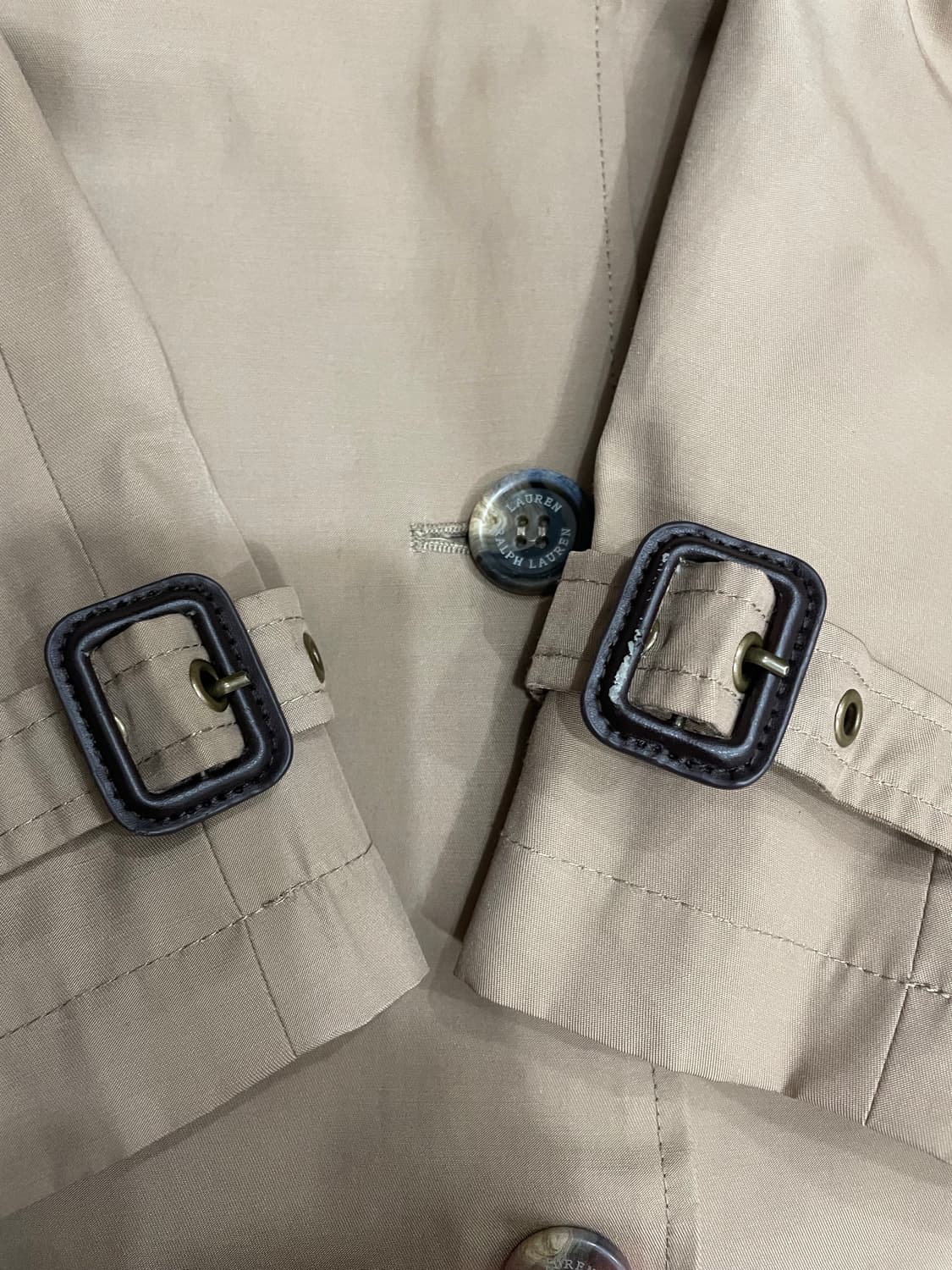 폴로 랄프로렌 더블 브레스트 트렌치 코트 베이지 상품이미지6