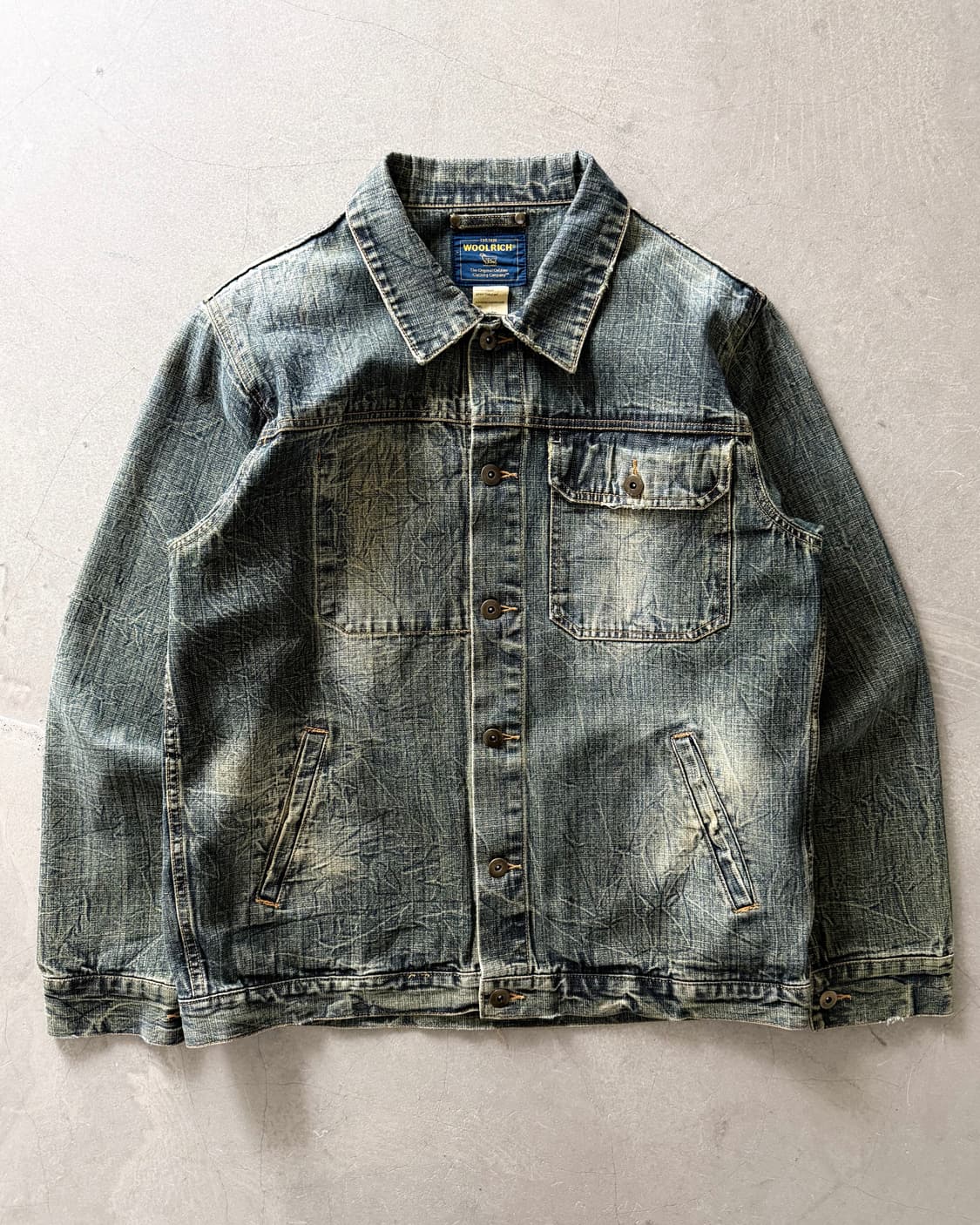 Vintage Woolrich Washing Denim Jacket  상품이미지1
