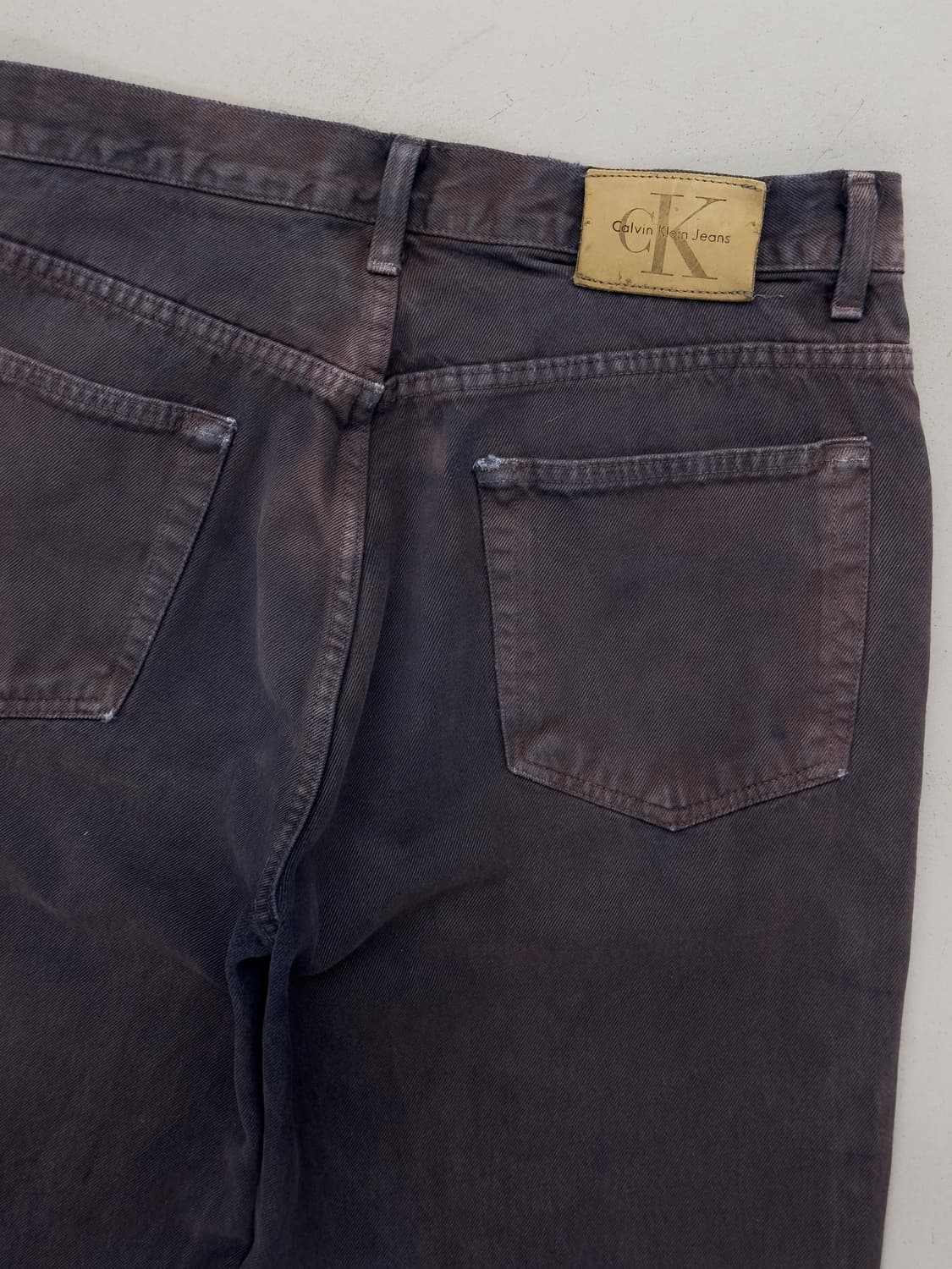 90s 캘빈클라인 페이딩 데님 팬츠 상품이미지6