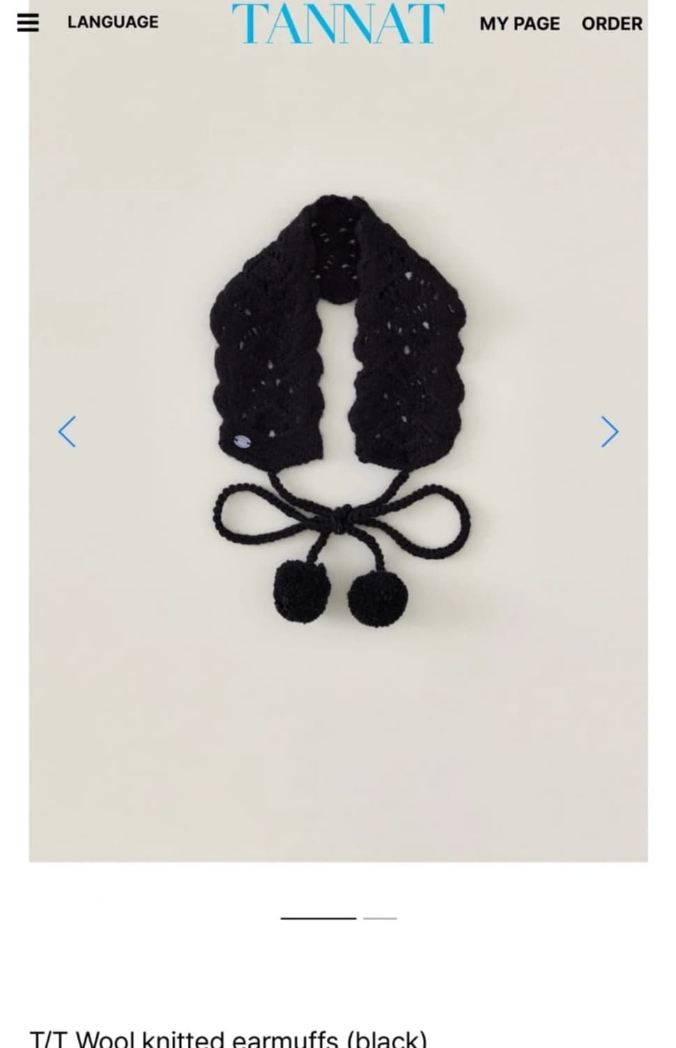 타낫 이어머프 귀도리 새상품 상품이미지1