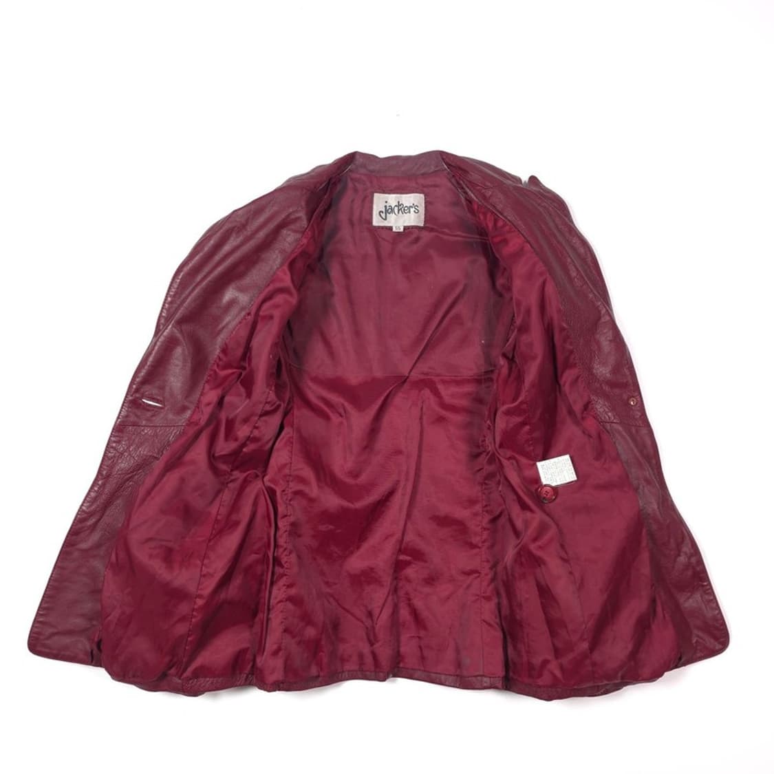 빈티지 우피 리얼 레더 테일러드 블레이저 55 상품이미지5