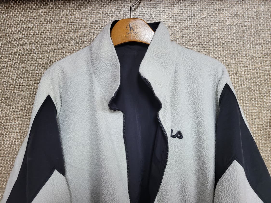 XL 105사이즈 휠라 오버핏 플리스 자켓 올드스쿨  상품이미지2