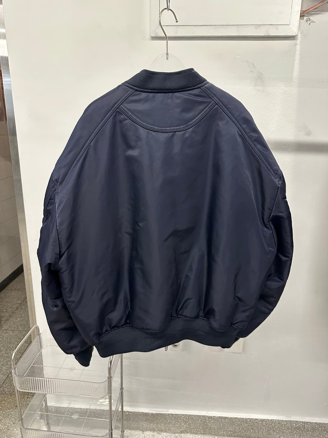 Zara bomber jacket navy 상품이미지5