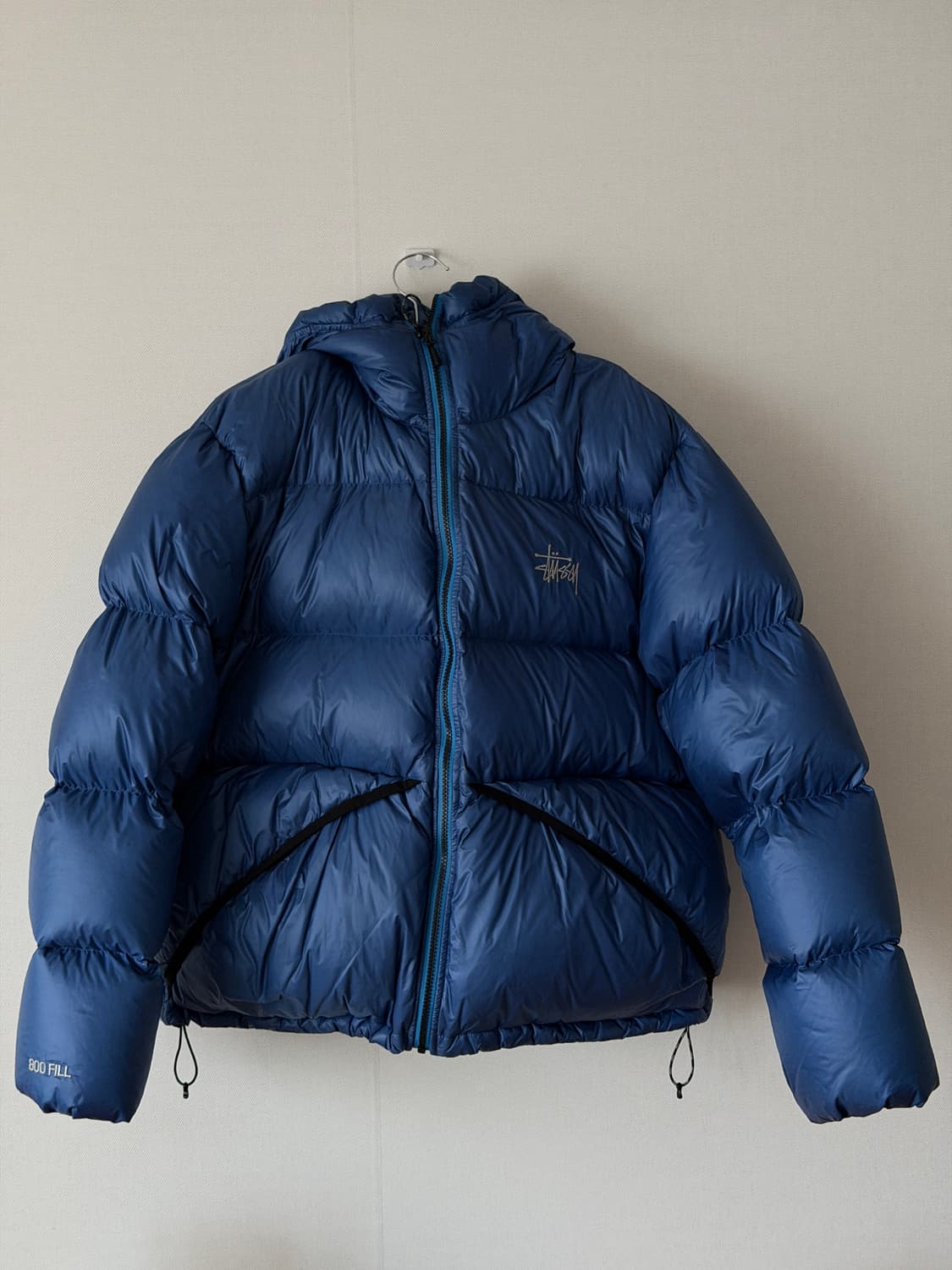 스투시 다운파카 마이크로 립스탑 로얄블루 M 상품이미지2