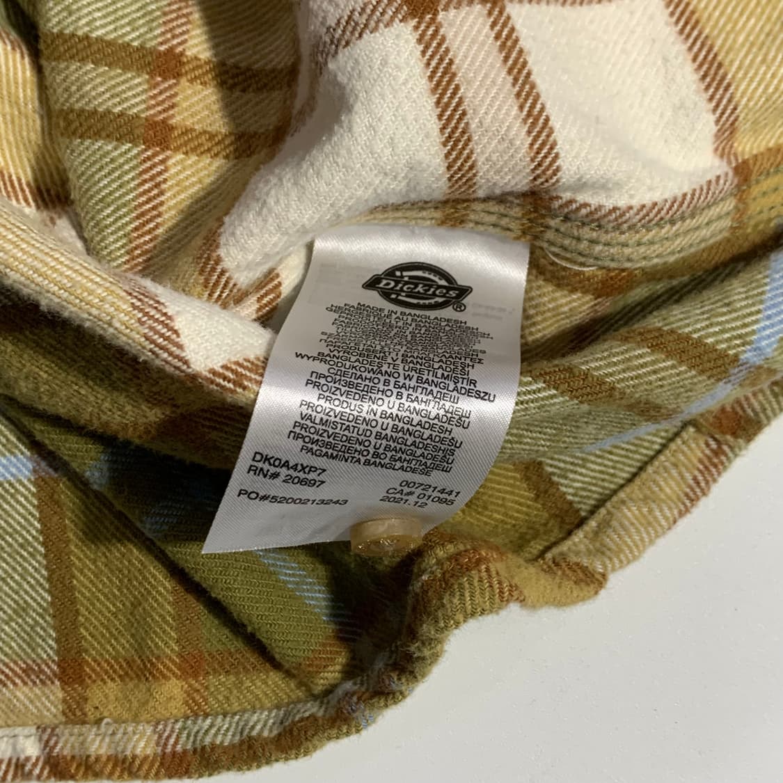 디키즈 플란넬 셔츠   상품이미지4