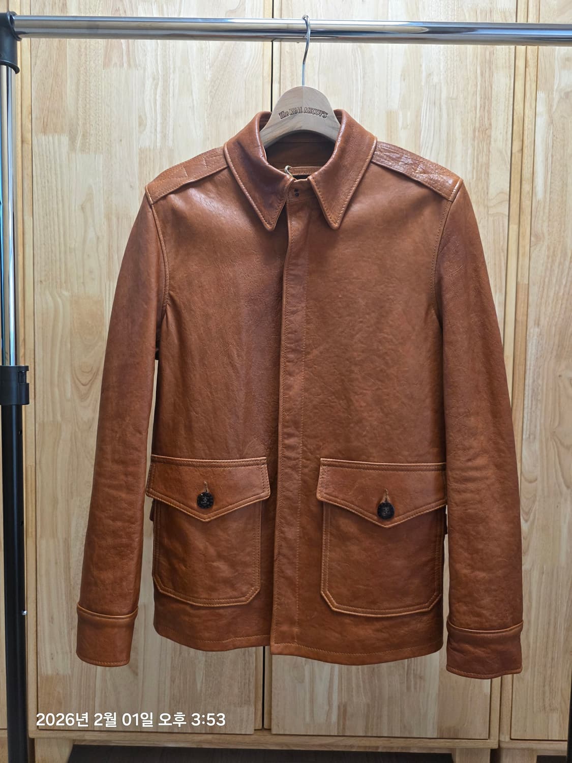 Schott 빈티지 워싱 가죽자켓 (95 ~97) 상품이미지1