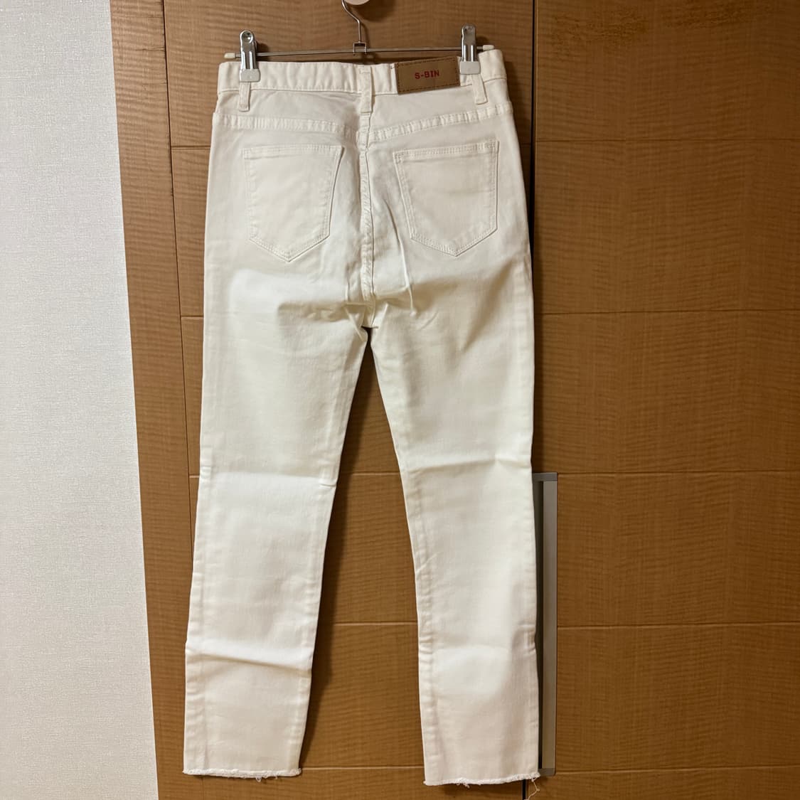 새상품 s 밑단컷팅 일자 팬츠 상품이미지3