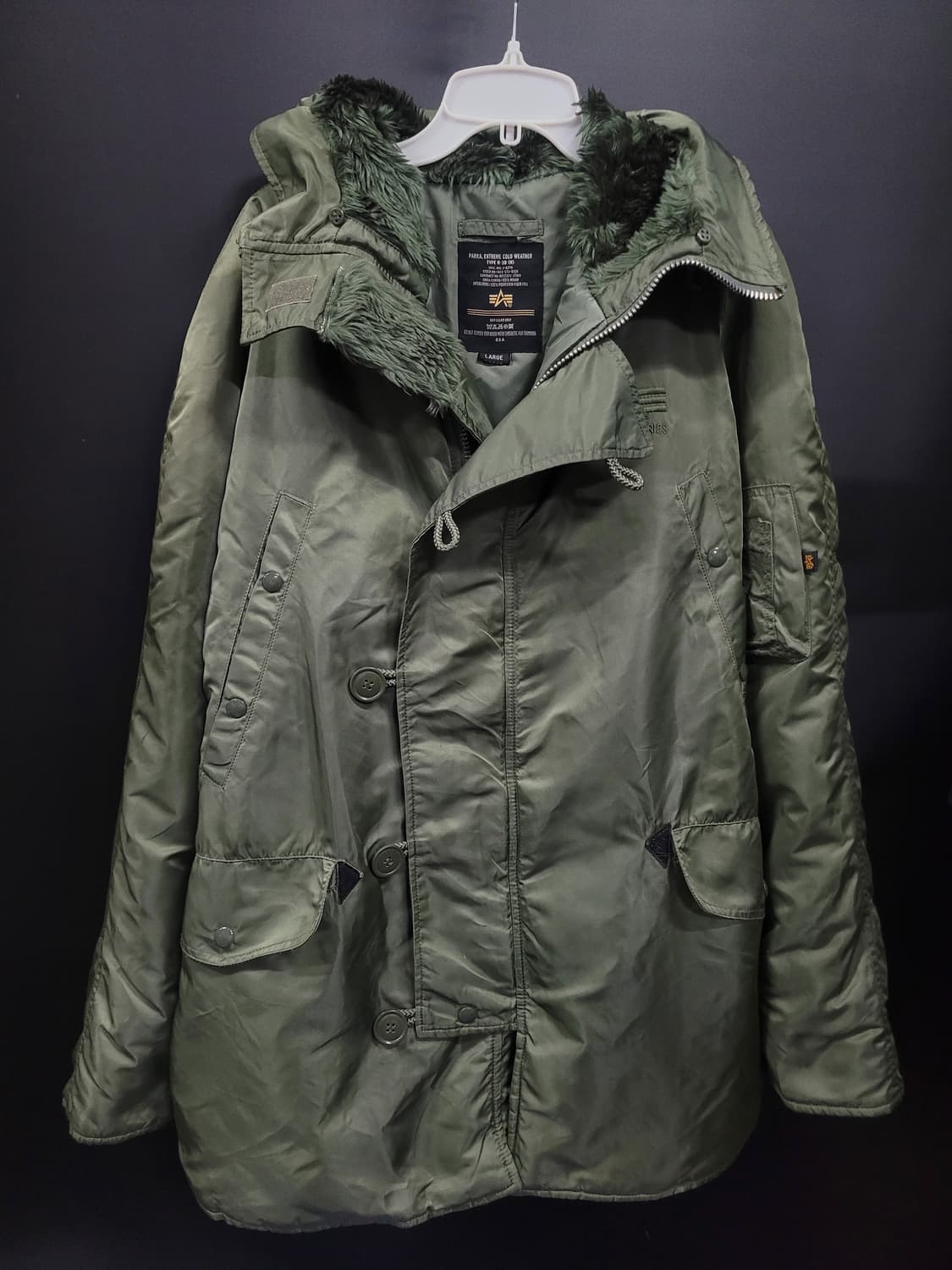 알파 인더스트리 N3B 엑스트림 파카 야상 L 상품이미지1