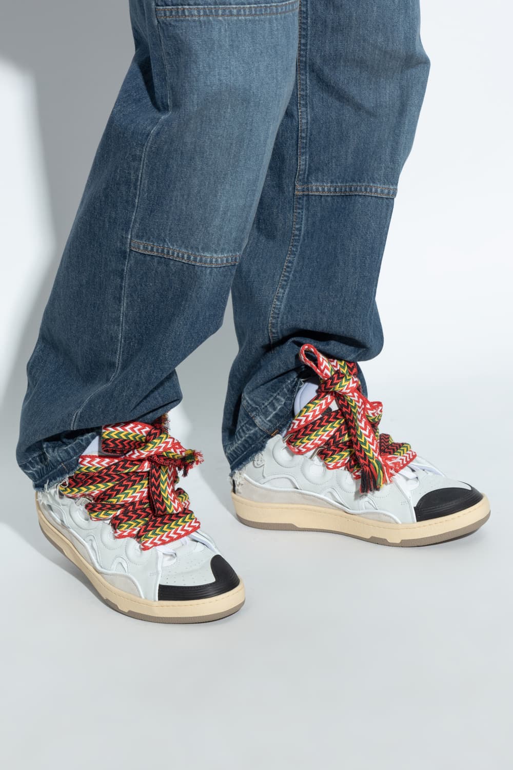 Lanvin 커브 레이스업 스니커즈 43 상품이미지10