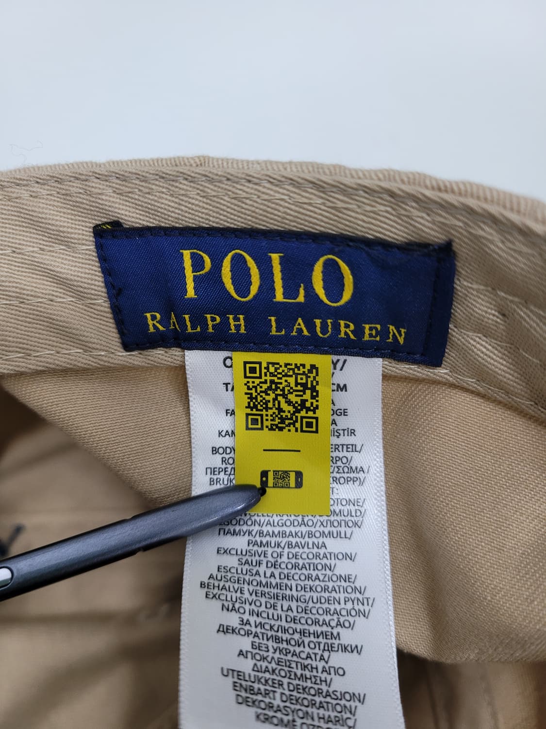 POLO 폴로랄프로렌 코튼 볼캡 / FREE 베이지
 상품이미지7