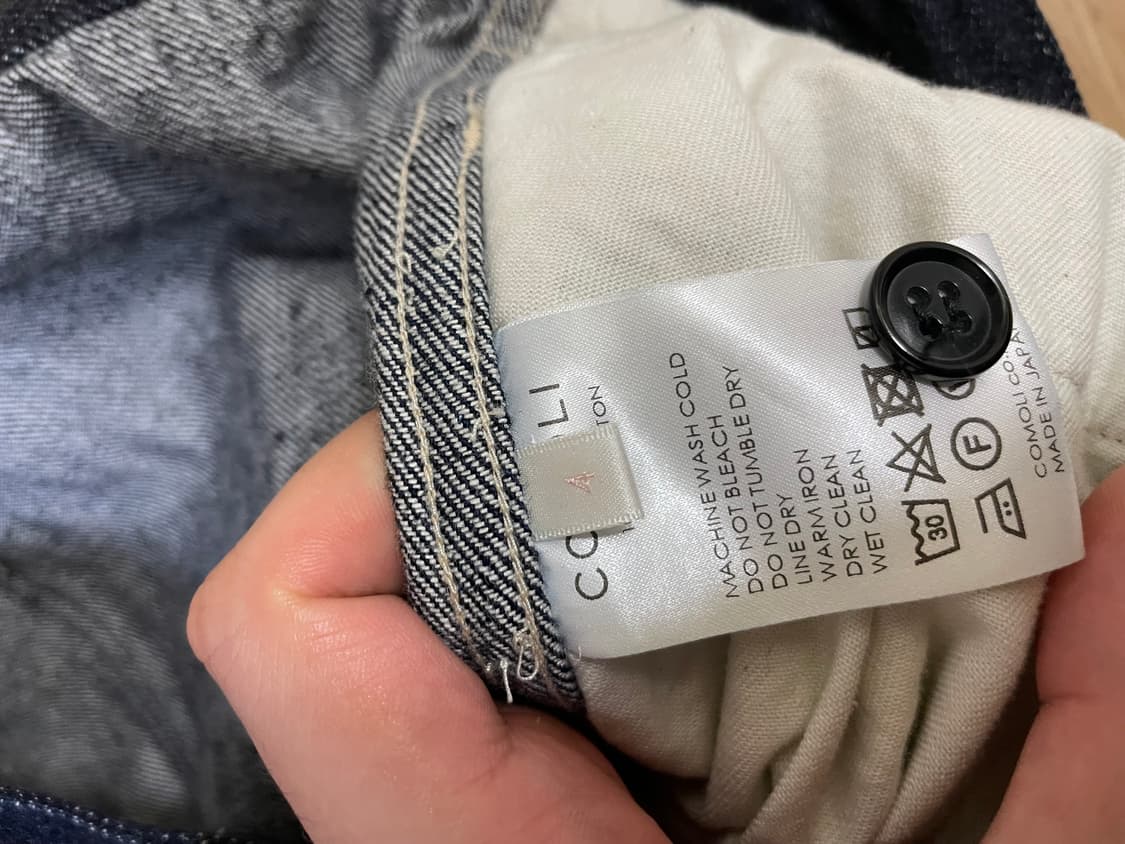 코모리 벨티드 팬츠 네이비 4사이즈 상품이미지3