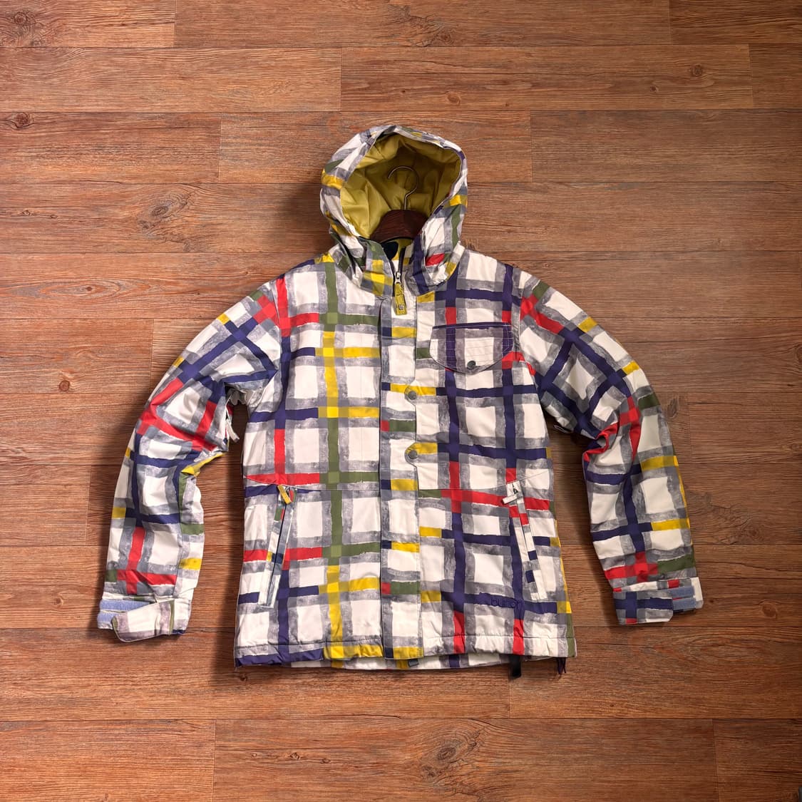 버튼 보드복 점퍼 M 스키 아웃도어 기능성 상품이미지2