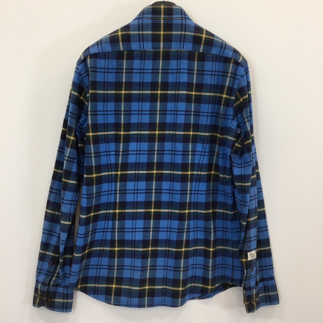 빈폴 자수로고 플란넬 블루셔츠 100 사이즈  상품이미지5