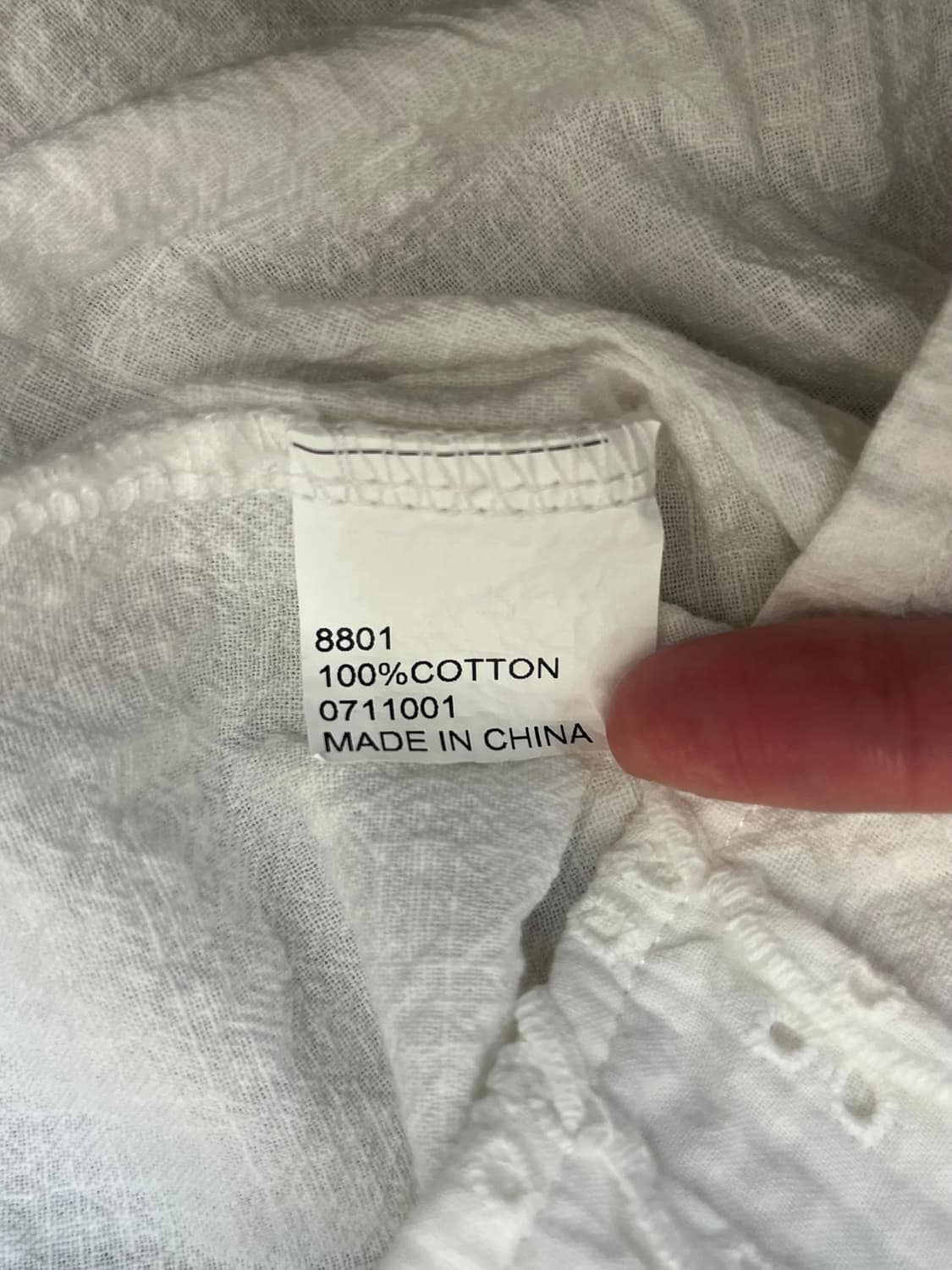 빈티지 펀칭 반팔 블라우스 화이트 #csz3747 상품이미지4