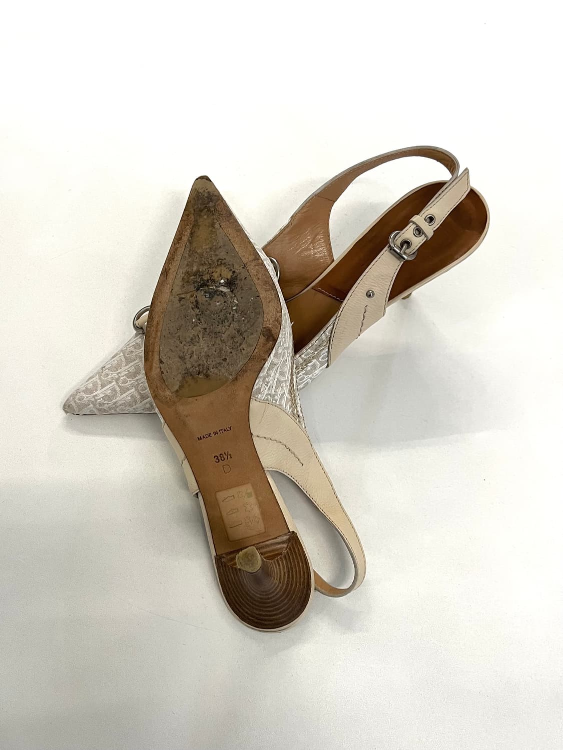 크리스찬 디올 2004 존갈리아노 오블리크 펌프스 상품이미지8