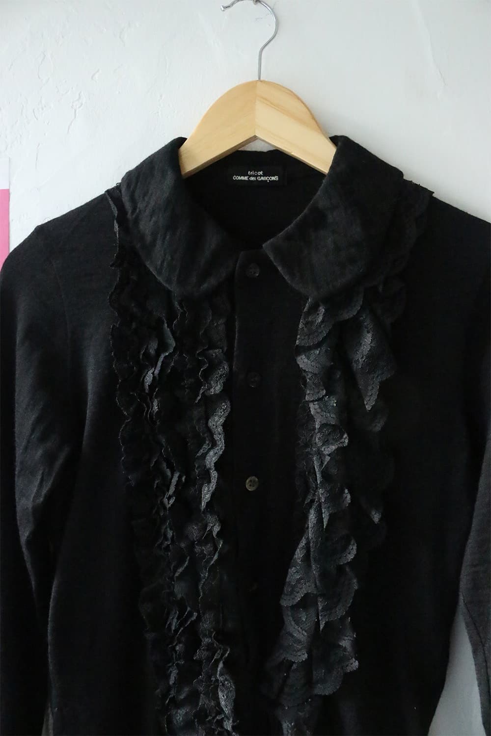 꼼데가르송 트리콧 프릴 셔츠 가디건  상품이미지5
