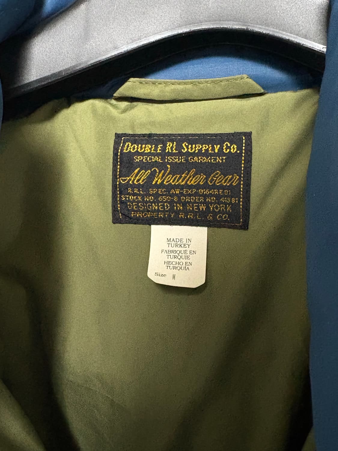 (M) RRL 더블알엘 25FW퀼티드 카라코람 후드 파카 패딩 상품이미지3