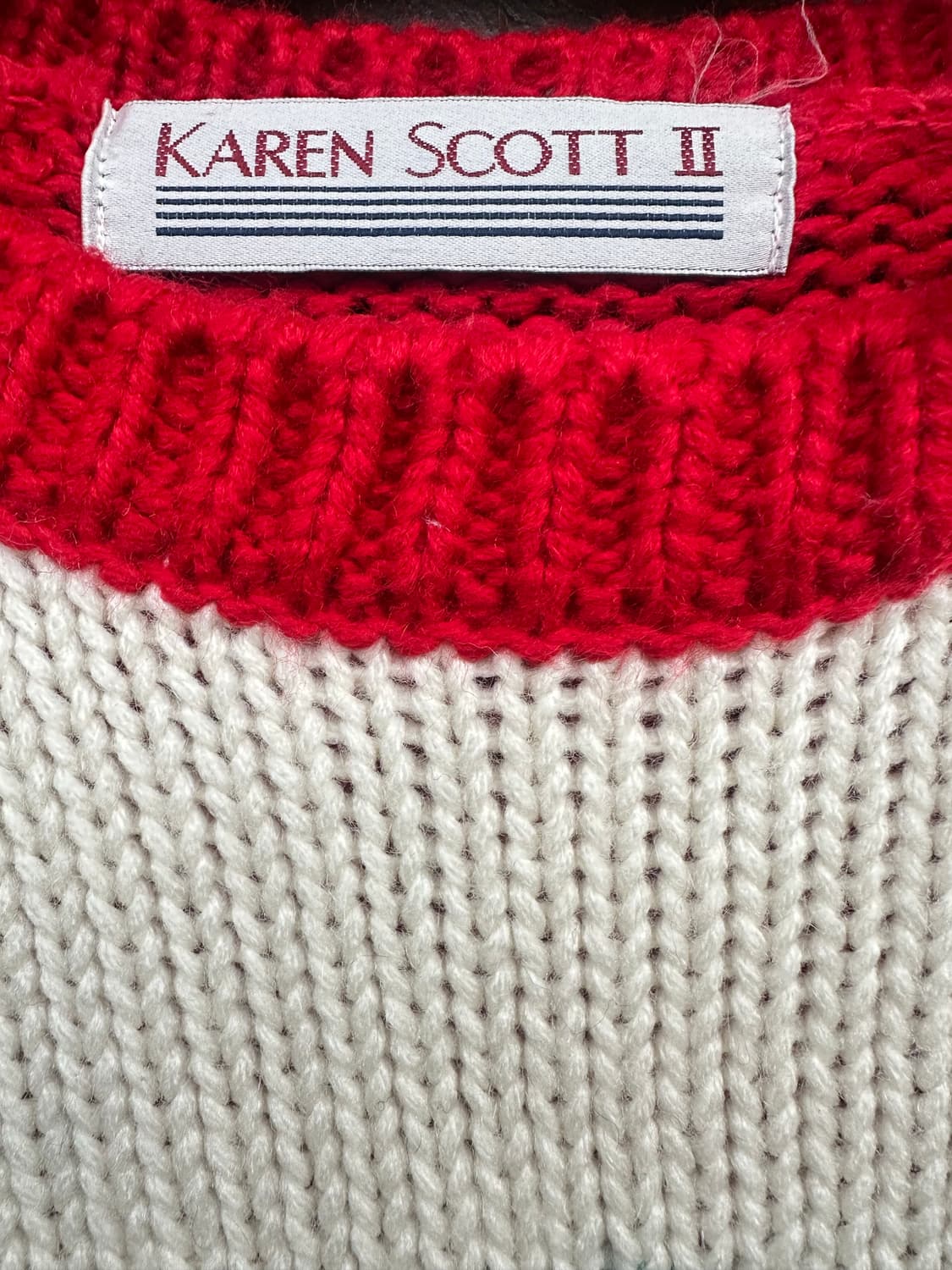  Karen Scott의 빈티지 크리스마스 니트 상품이미지3