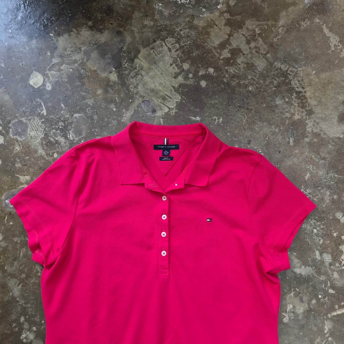 100) 타미힐피거 반팔 카라티 카라 티셔츠 상품이미지2