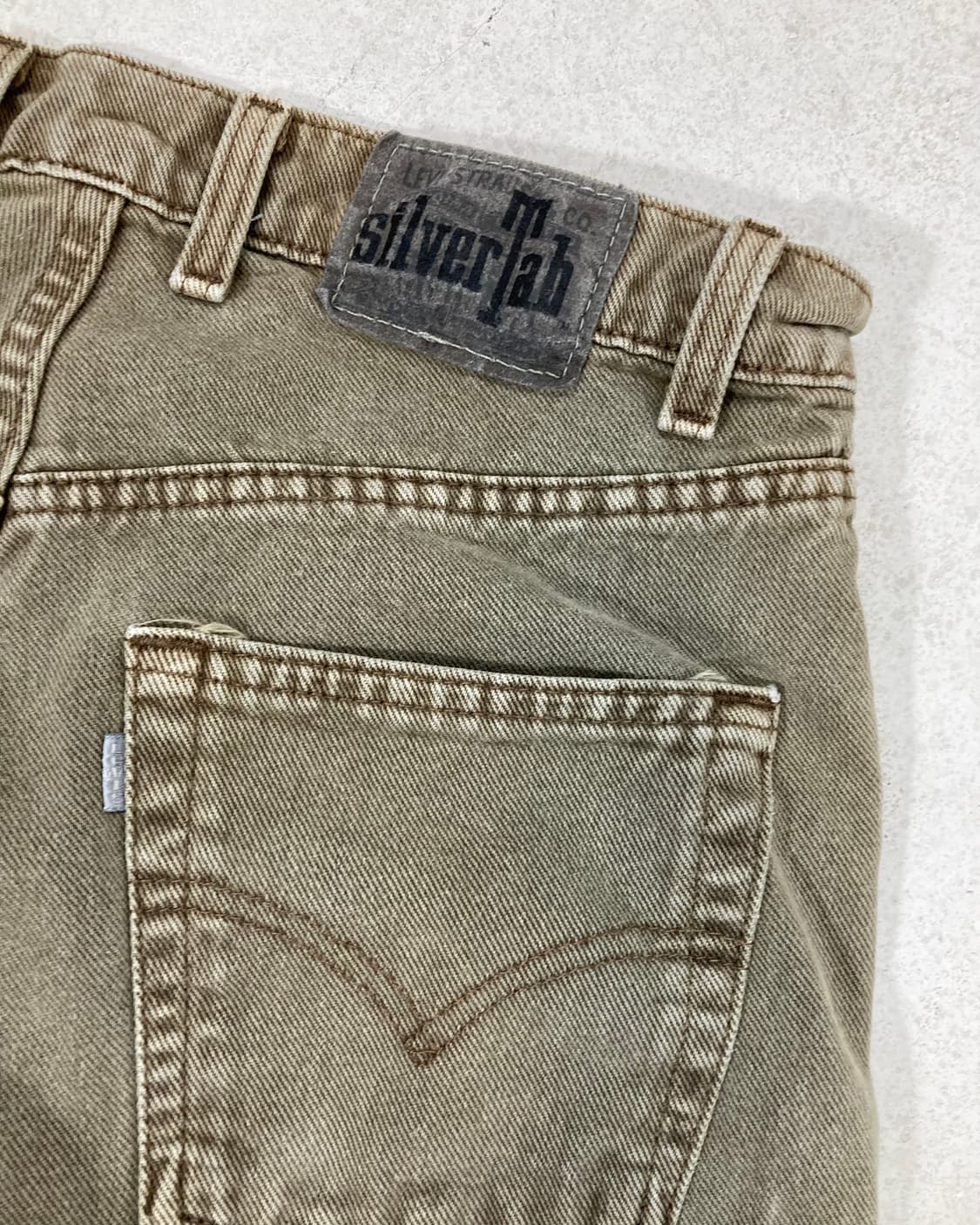 90s Levi's Silvertab Jeans (olive green) 상품이미지6