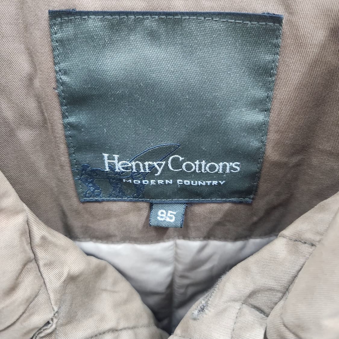 헨리코튼 로고 브라운 자켓(안감폴리) XL 상품이미지5