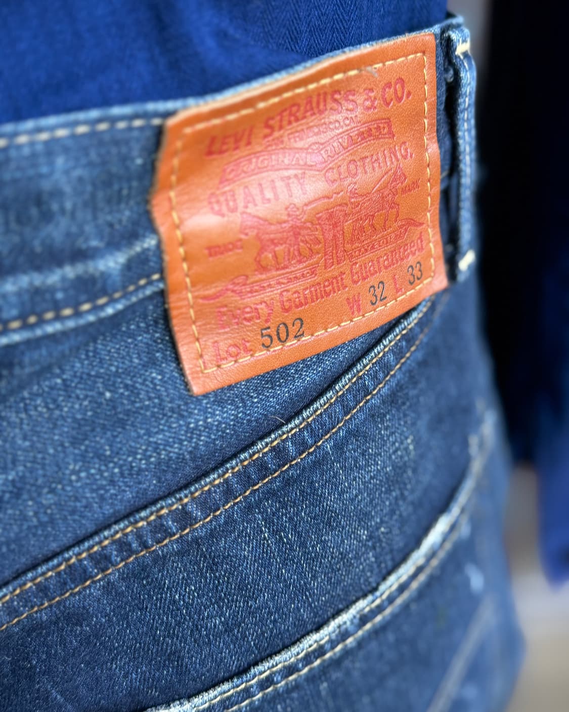 리바이스 슬림&레귤러 테이퍼드핏 페인팅 데미지 데님 팬츠 32 상품이미지9