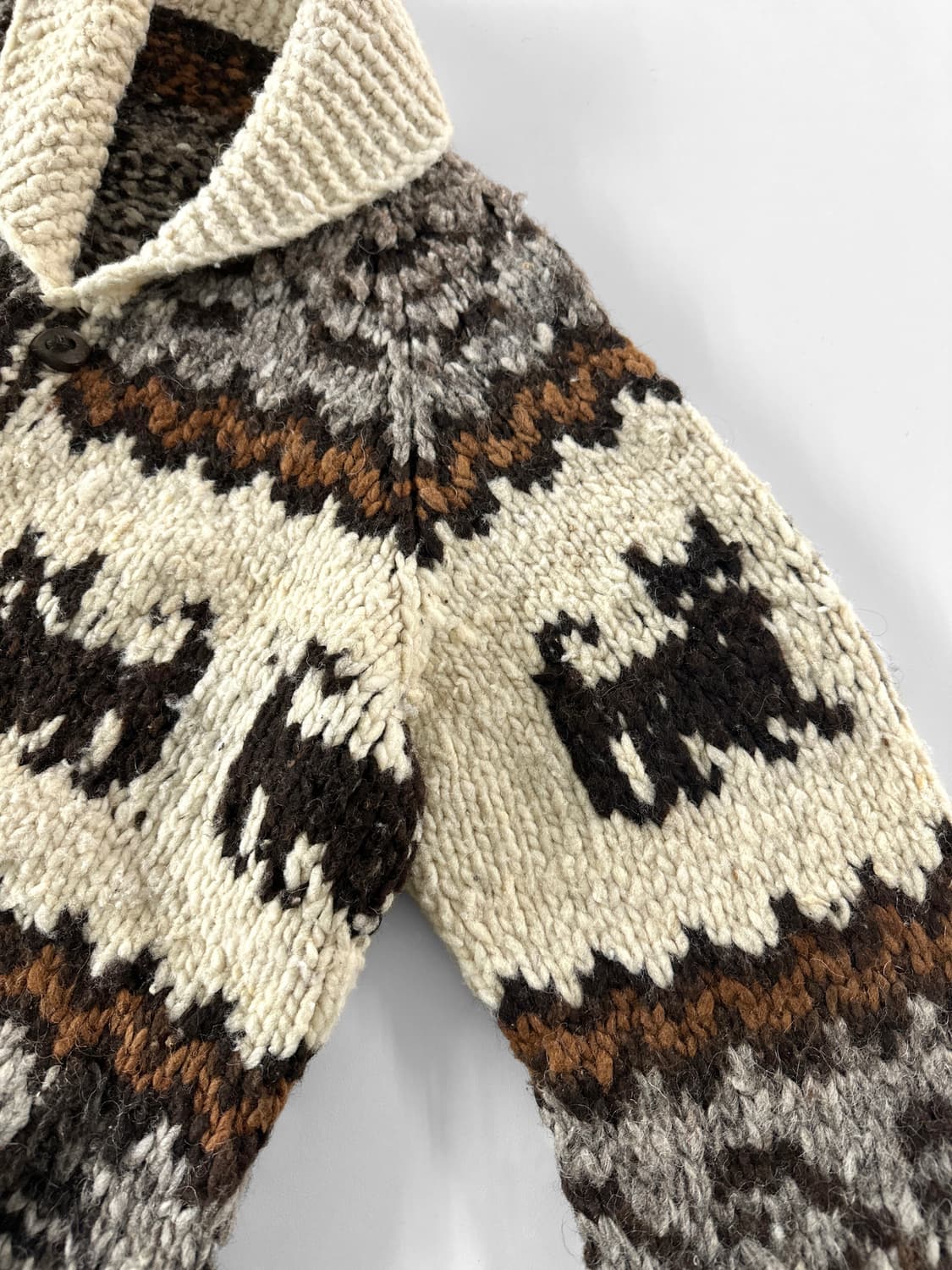 (Rare) 빈티지 고양이 패턴 코위찬 스웨터 상품이미지6