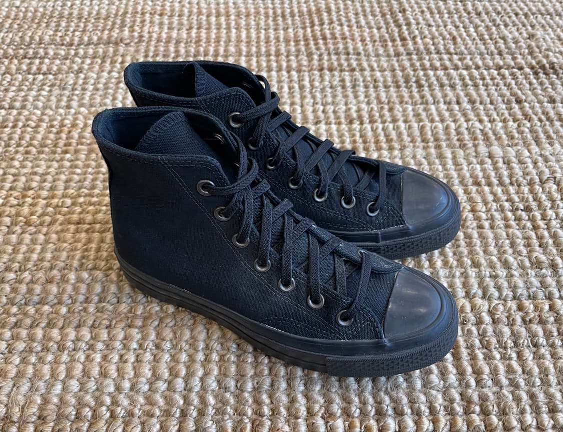 [230]컨버스 척70 올블랙 하이  상품이미지3