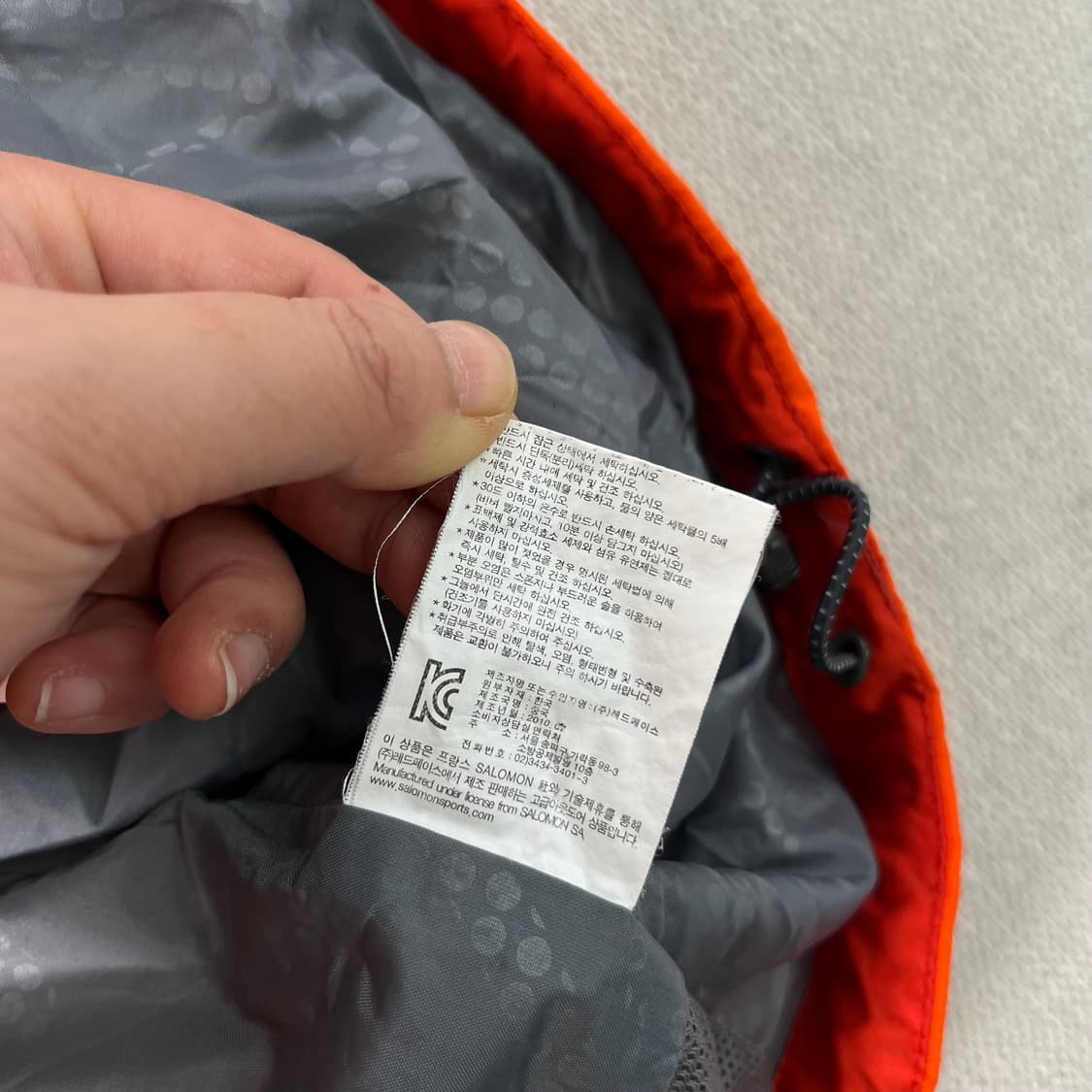 95 살로몬 배색 바람막이 자켓  상품이미지8