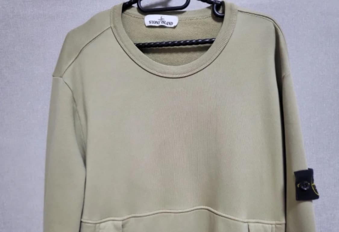 스톤 아이보리 맨투맨 m (100) 상품이미지3