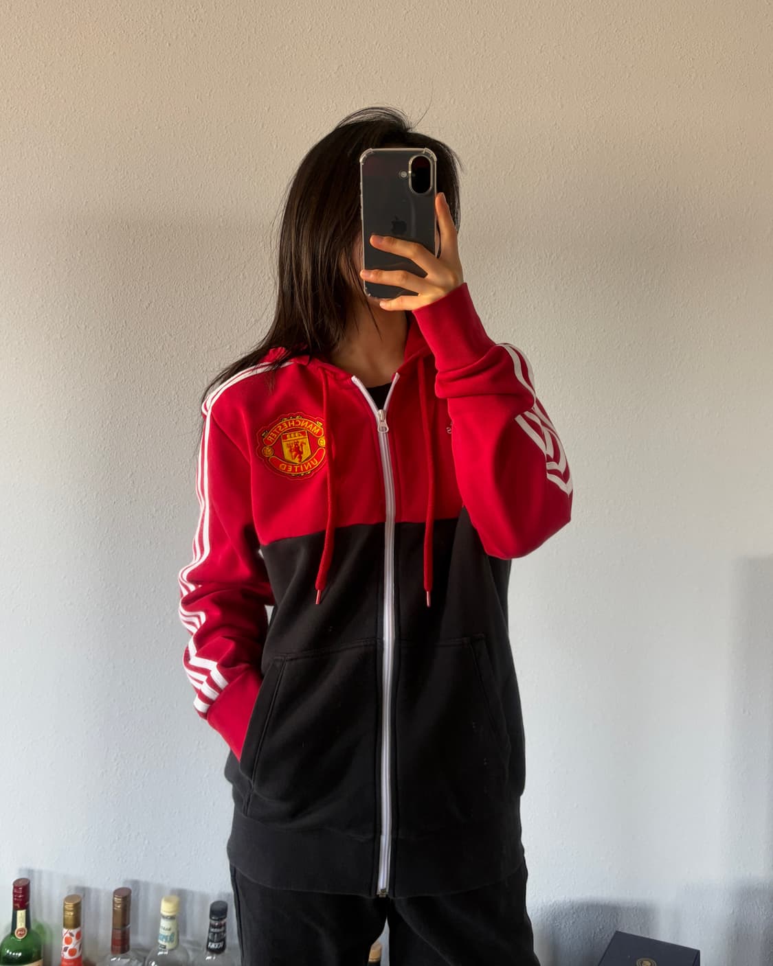 [L]아디다스 맨체스터 유나이티드 후드집업 상품이미지2