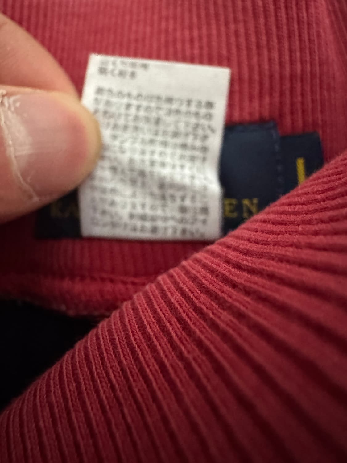 희귀!! 여성 일본 폴로 랄프로렌 밴딩 반바지 L 네이비 상품이미지4