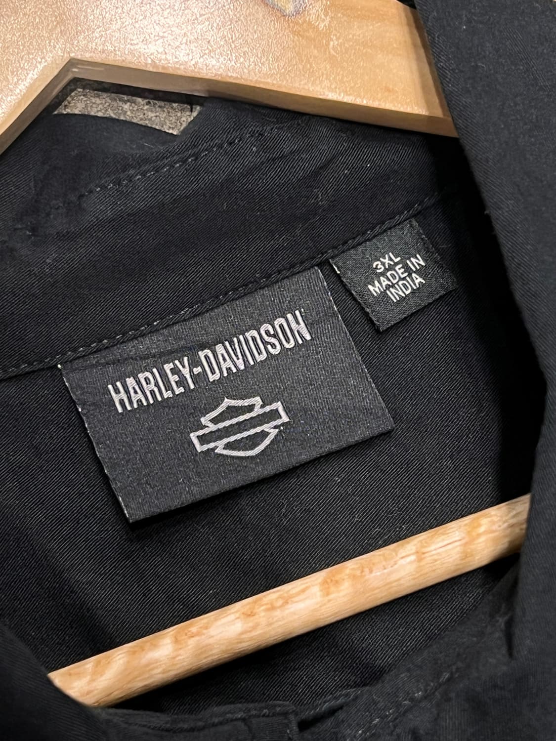 할리데이비슨 바앤실드 SS 반팔셔츠 BLACK 상품이미지3