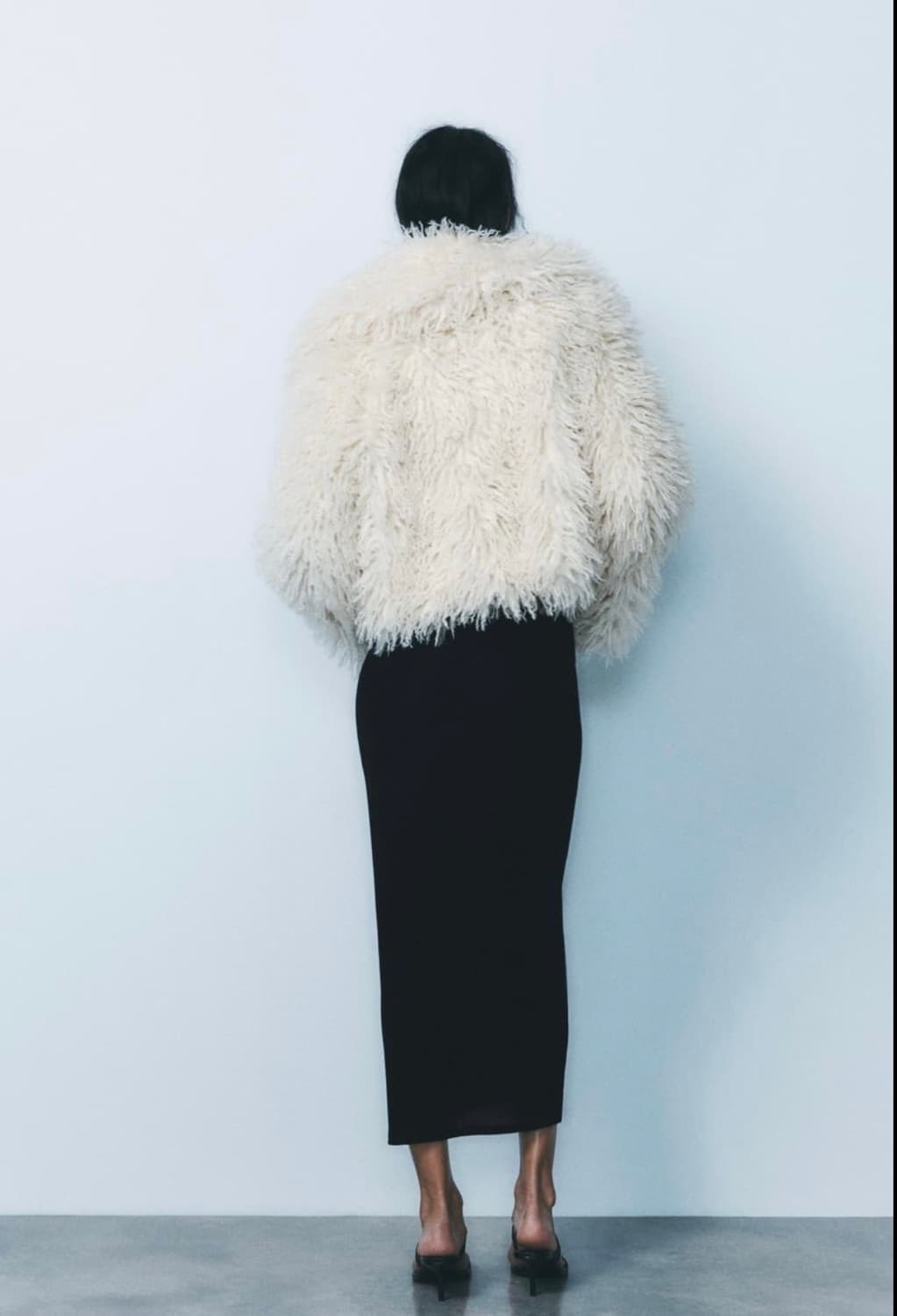 자라 퍼 자켓 상품이미지3