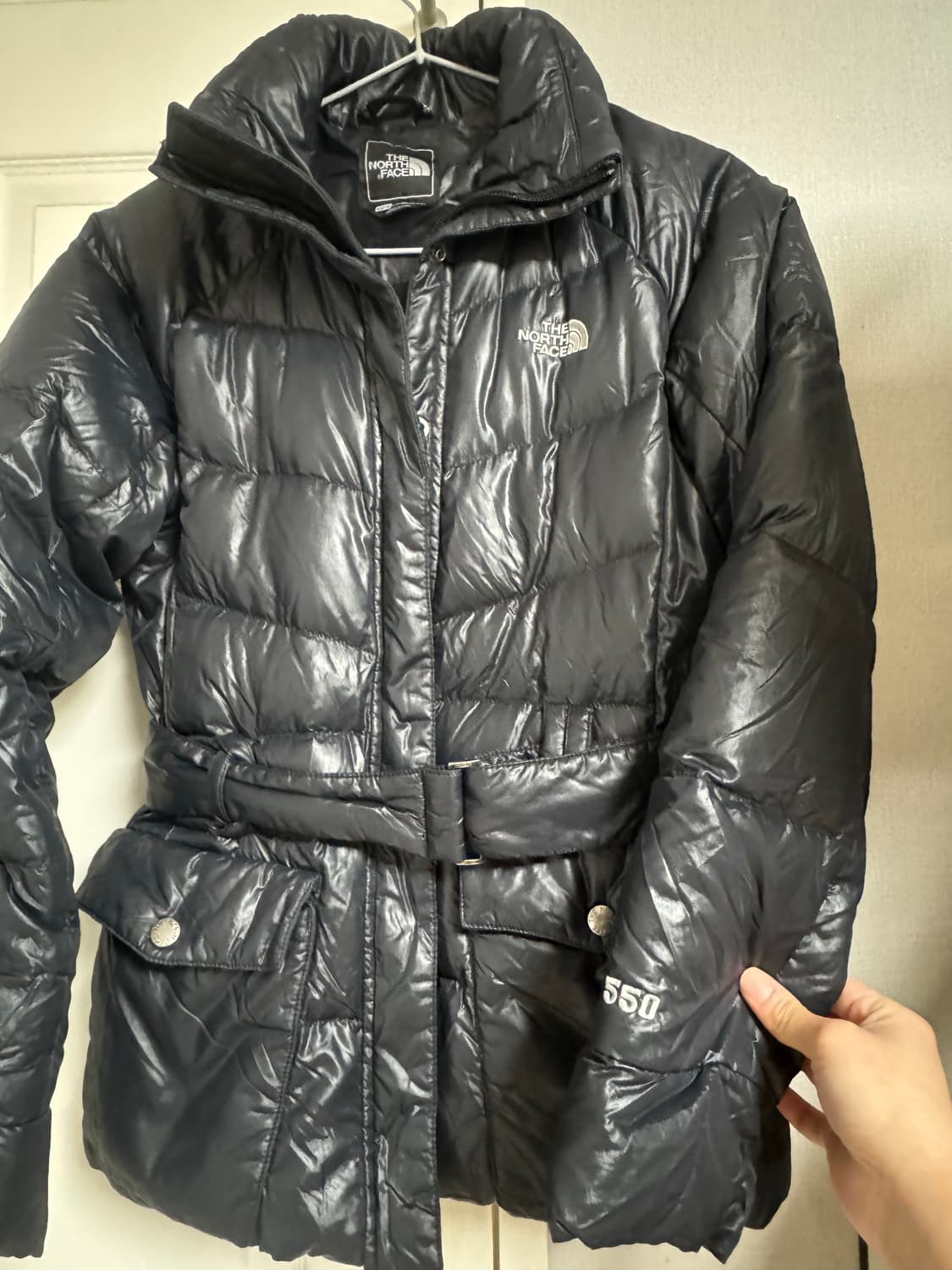 노스페이스 xs 블랙 550 패딩 상품이미지1