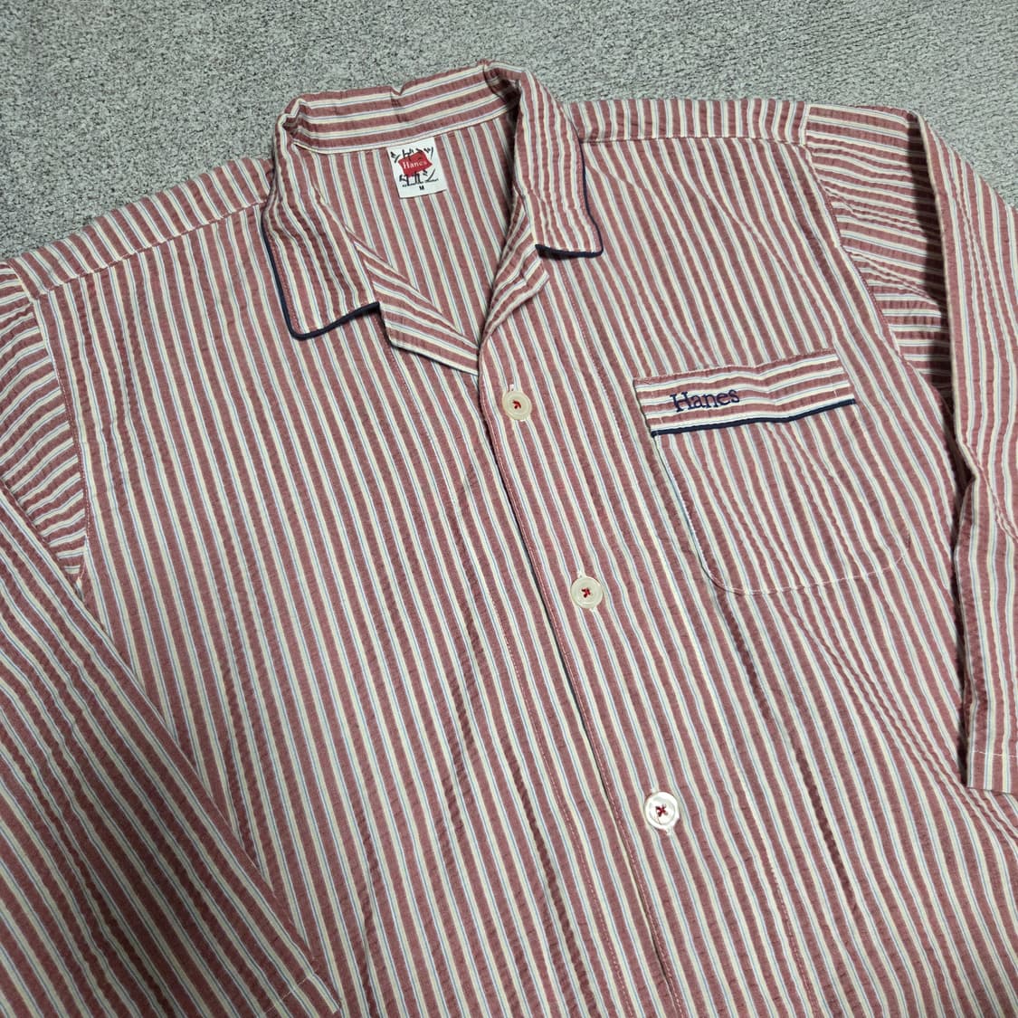 Hanes 헤인즈 7부 린넨 셔츠 L(100) 상품이미지2