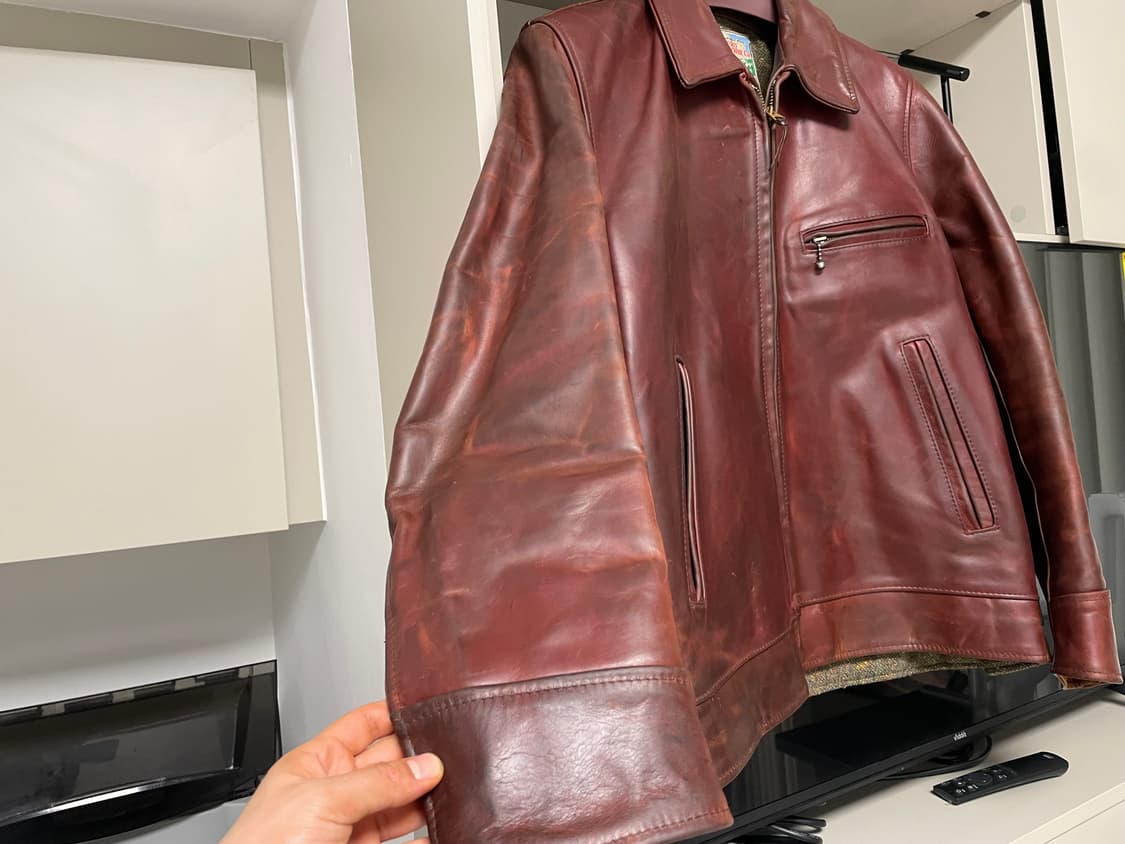 에어로레더 하이웨이맨 40 버건디 크롬악셀 상품이미지2