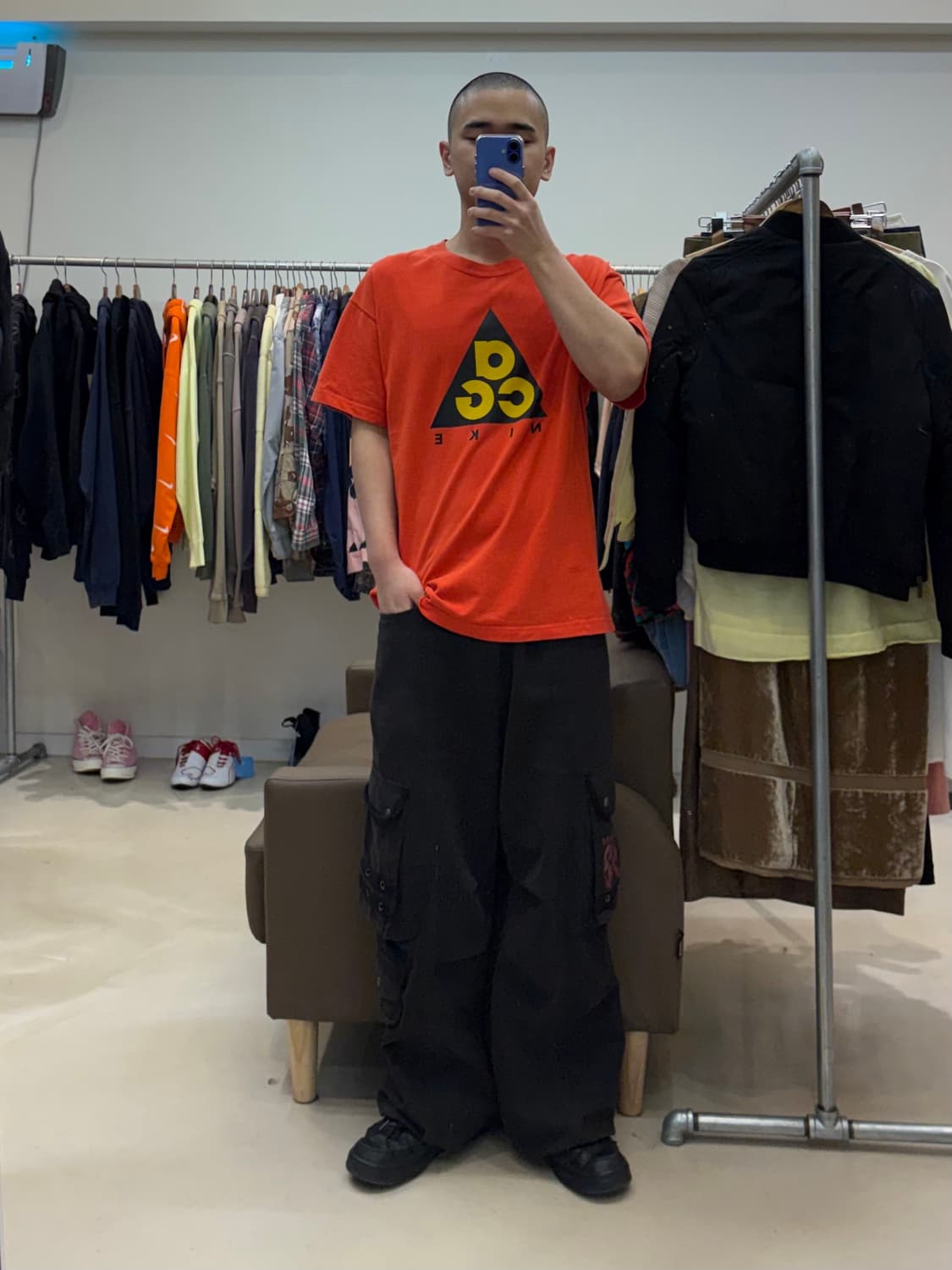 나이키 acg 자이언트 로고 오렌지 상품이미지4