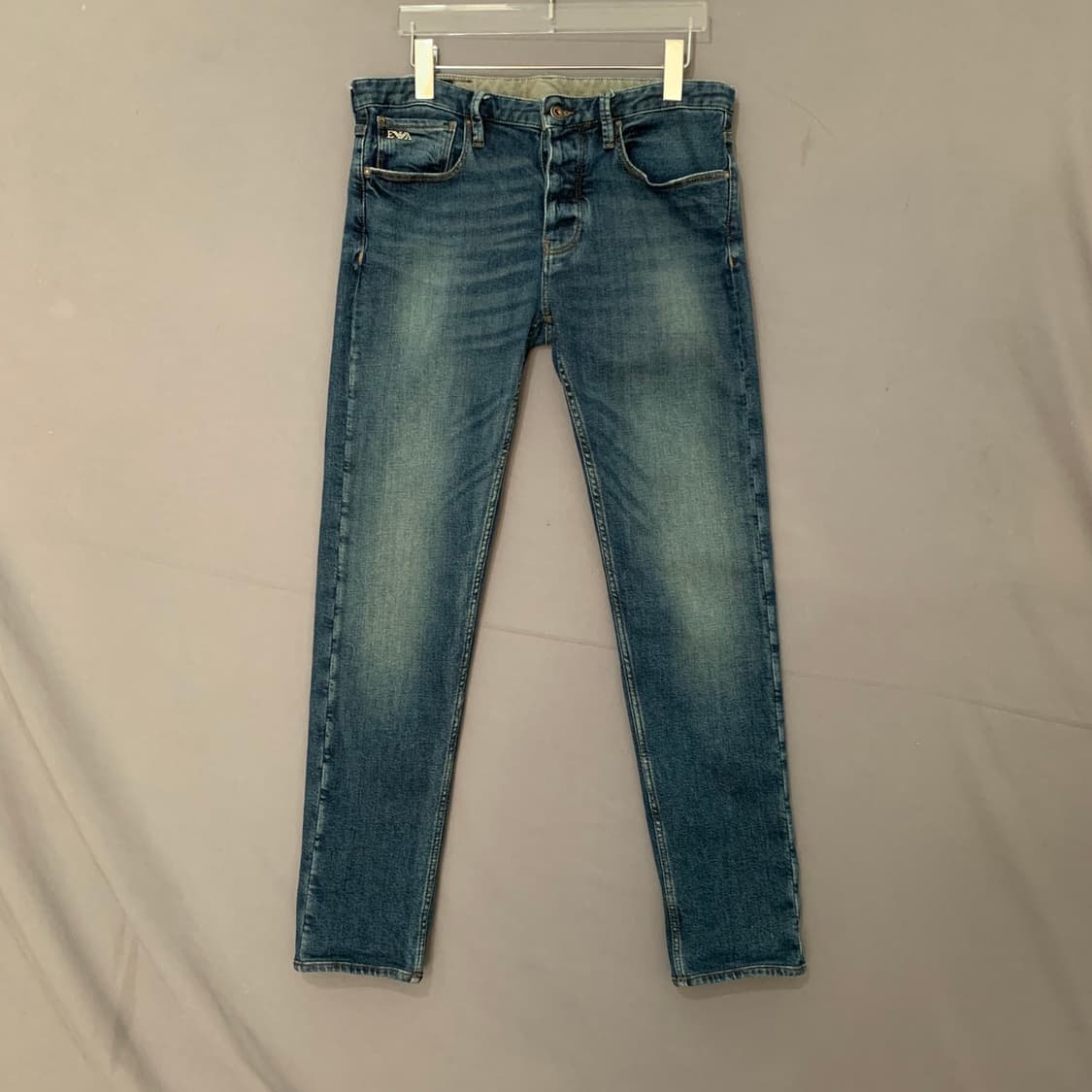 30인치 엠포리오 아르마니 레귤러핏 스판 데님 청바지 상품이미지1